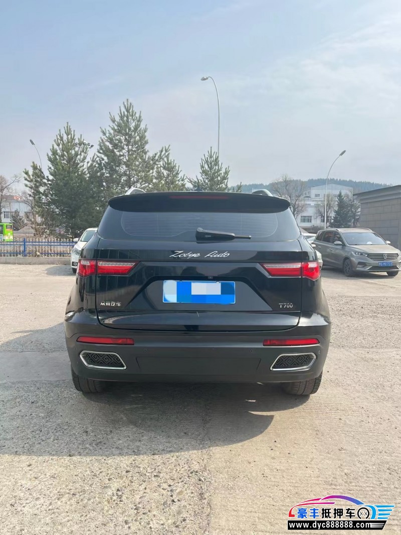 19年众泰T700轿车抵押车出售