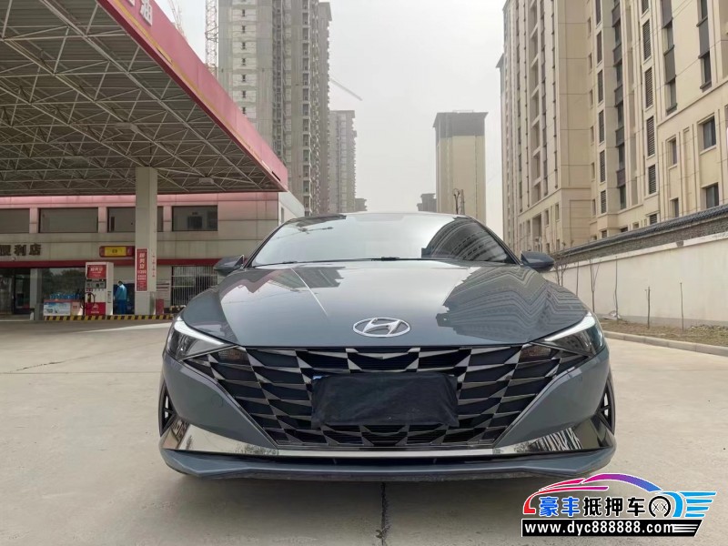 21年现代伊兰特轿车抵押车出售