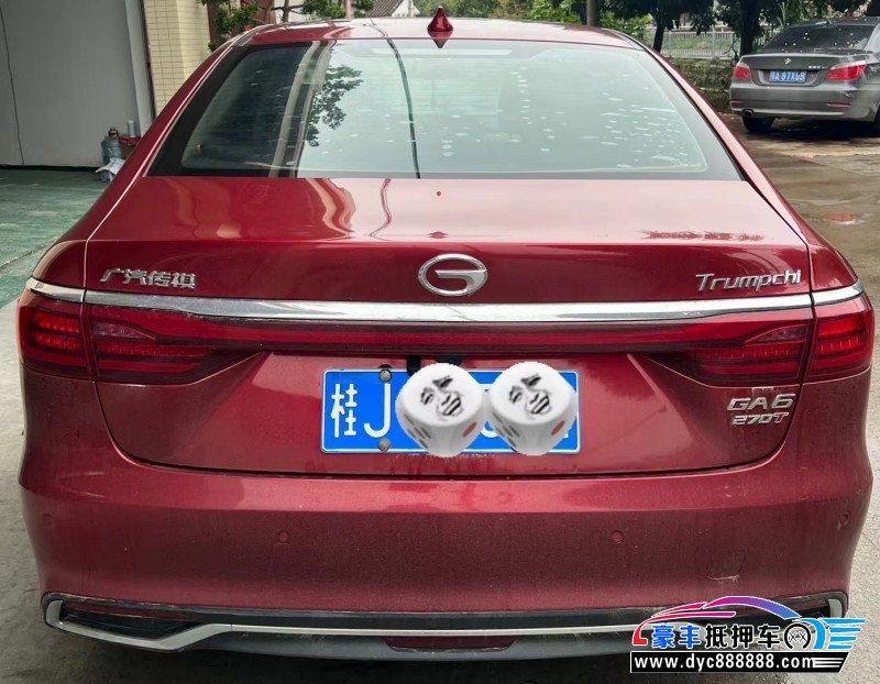 19年传祺GA6轿车抵押车出售