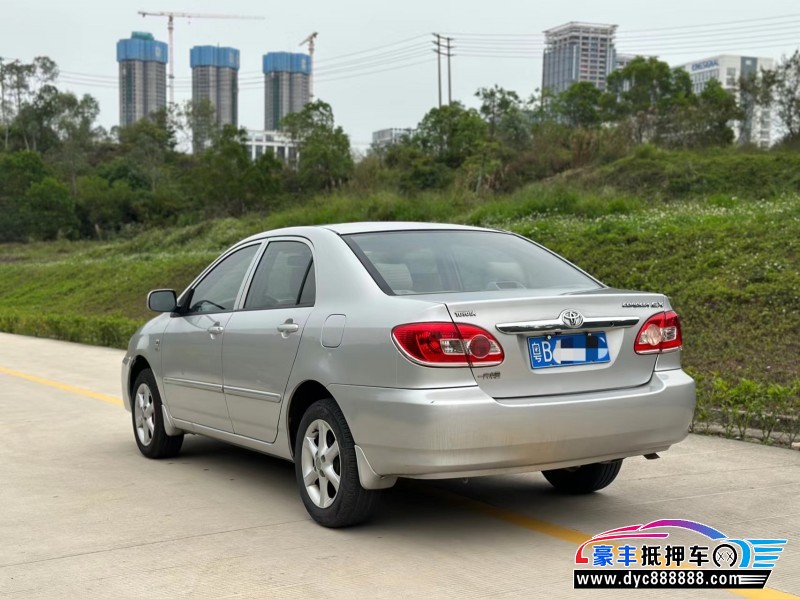 12年丰田花冠轿车抵押车出售