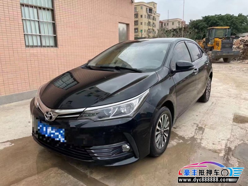 19年丰田卡罗拉轿车抵押车出售