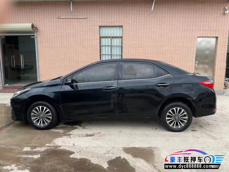 19年丰田卡罗拉轿车抵押车出售