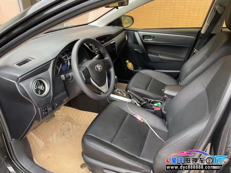 19年丰田卡罗拉轿车抵押车出售