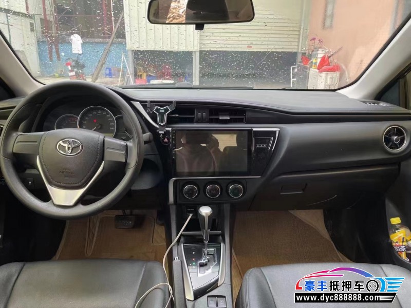 19年丰田卡罗拉轿车抵押车出售