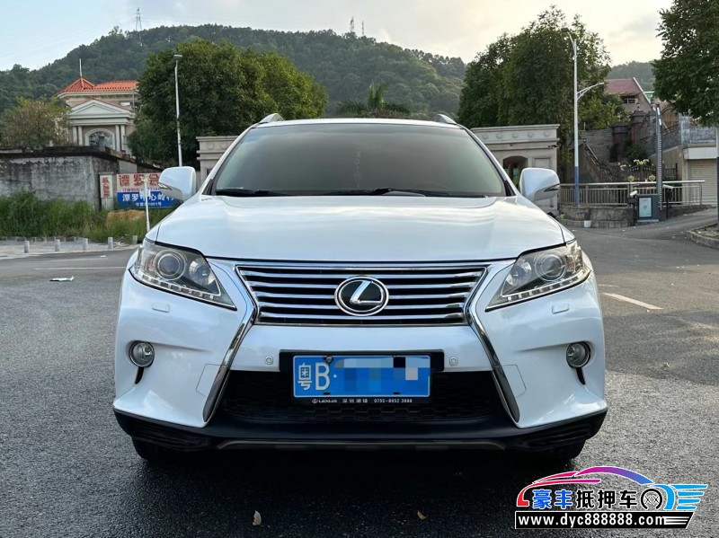 13年雷克萨斯RX轿车抵押车出售