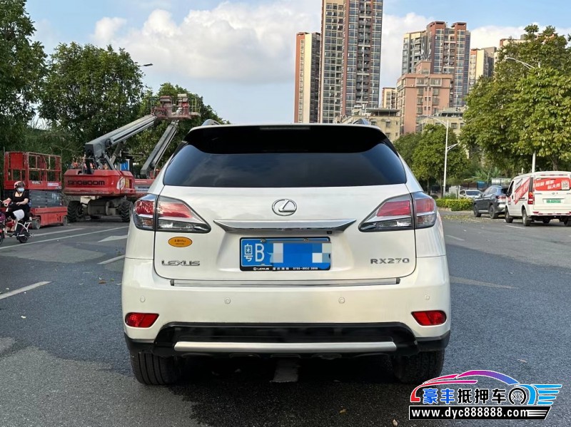 13年雷克萨斯RX轿车抵押车出售