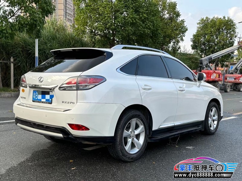 13年雷克萨斯RX轿车抵押车出售