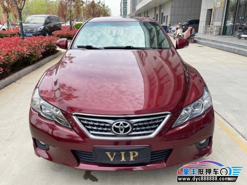 12年丰田锐志轿车抵押车出售