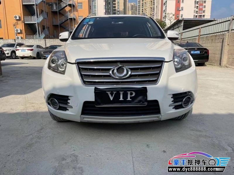 16年吉利GX7轿车抵押车出售