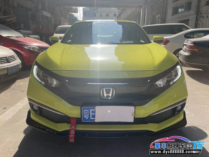 19年本田思域轿车抵押车出售
