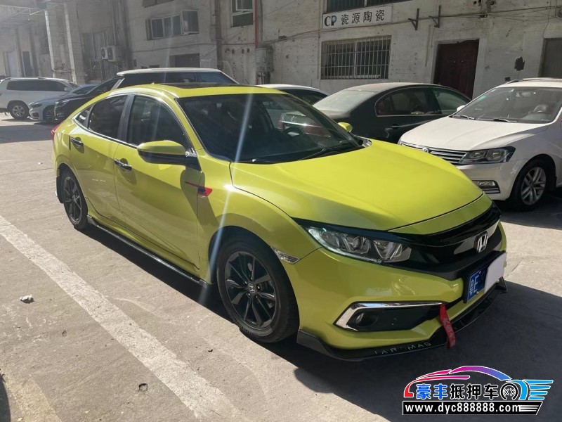 19年本田思域轿车抵押车出售