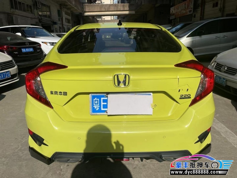 19年本田思域轿车抵押车出售