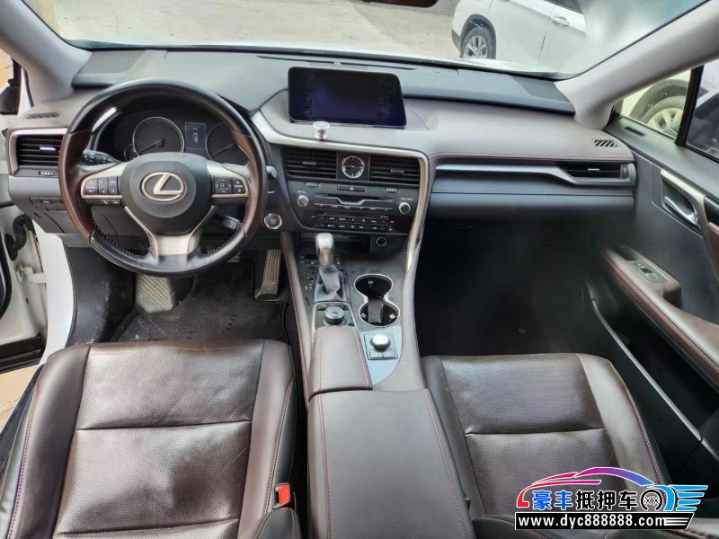 18年雷克萨斯RX轿车抵押车出售