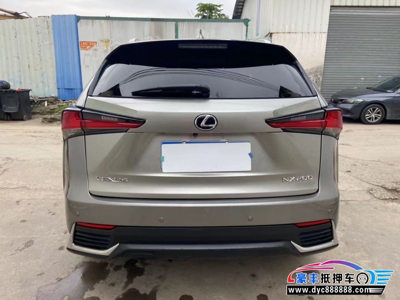 18年雷克萨斯NX轿车抵押车出售