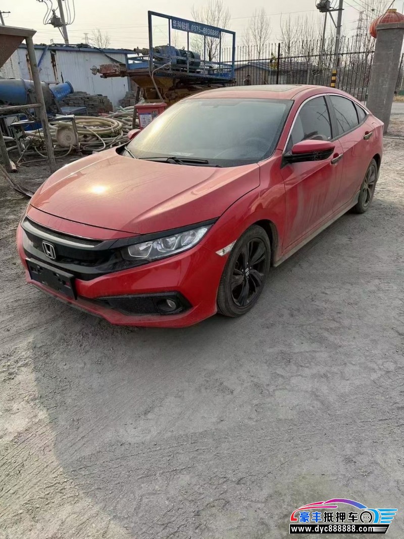 19年本田思域轿车抵押车出售