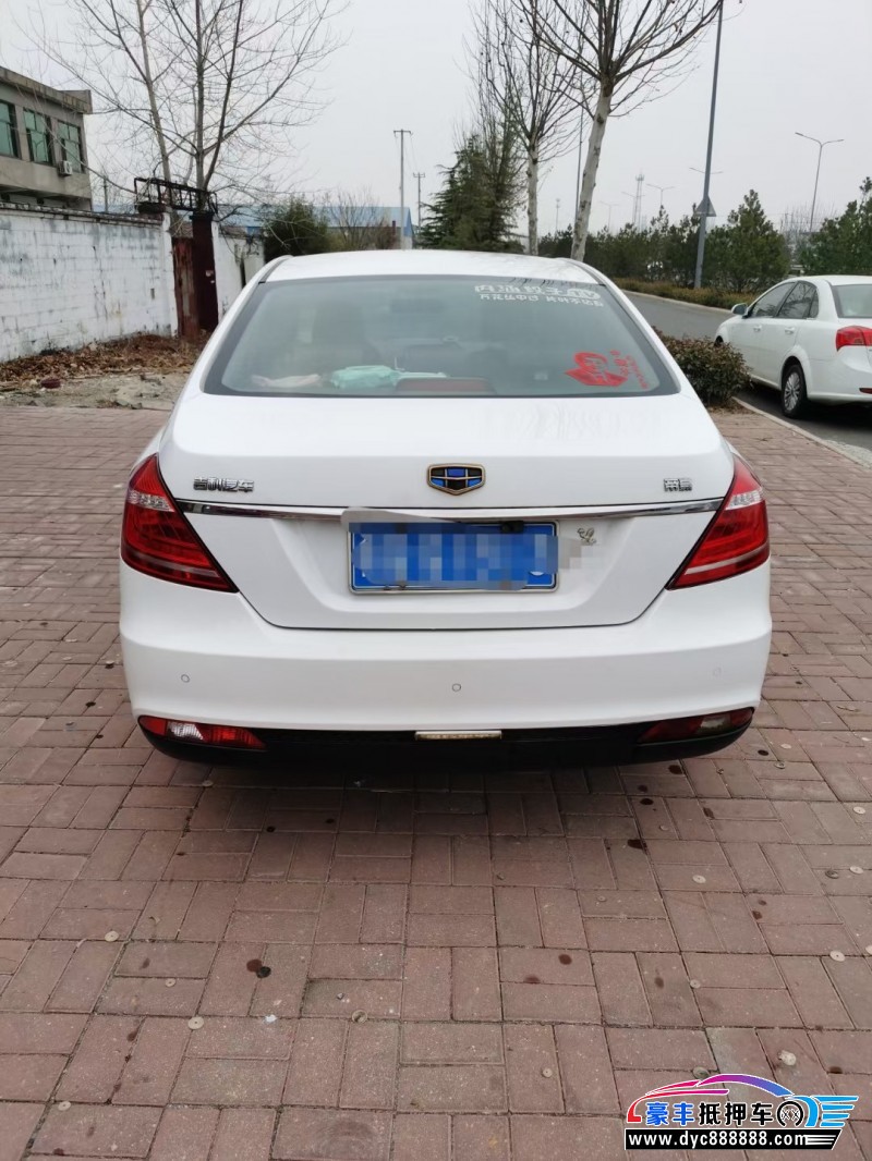 16年吉利帝豪轿车抵押车出售