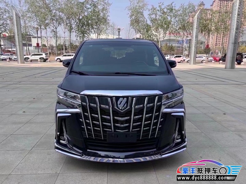 18年丰田埃尔法轿车抵押车出售