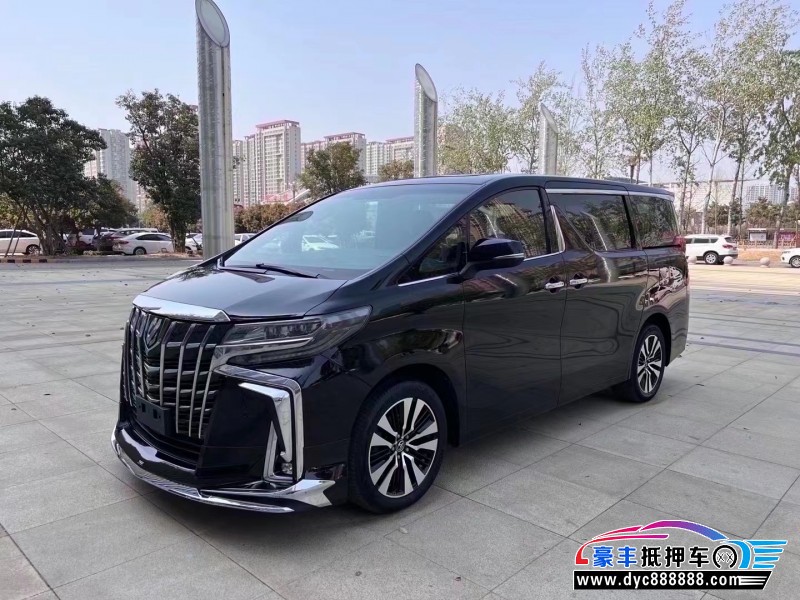 18年丰田埃尔法轿车抵押车出售