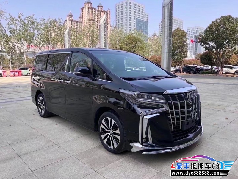 18年丰田埃尔法轿车抵押车出售