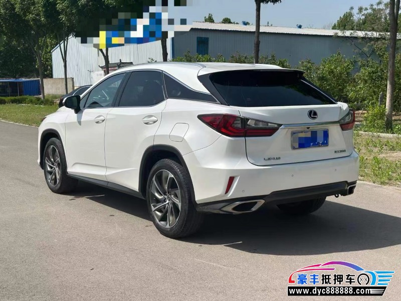 18年雷克萨斯RX轿车抵押车出售