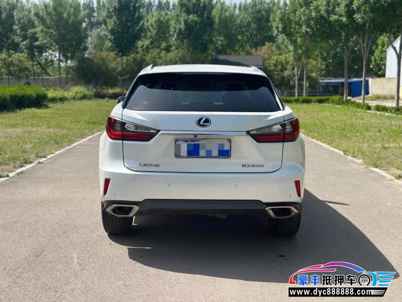 18年雷克萨斯RX轿车抵押车出售