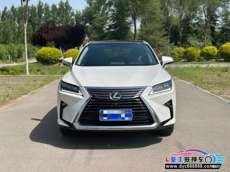 18年雷克萨斯RX轿车抵押车出售