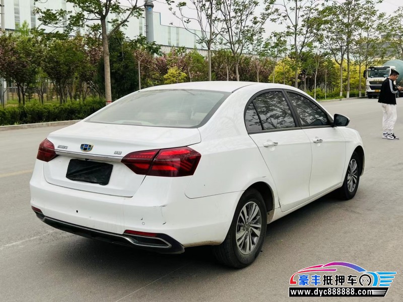 19年吉利帝豪轿车抵押车出售