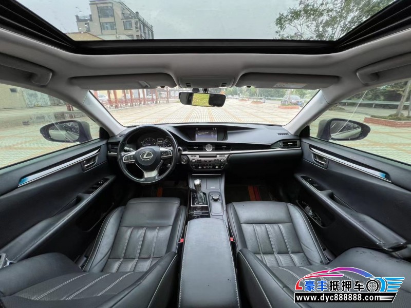 17年雷克萨斯ES轿车抵押车出售