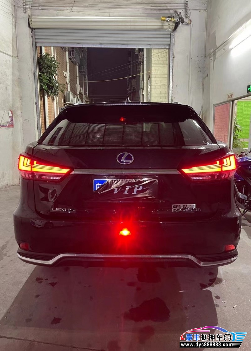 22年雷克萨斯RX轿车抵押车出售