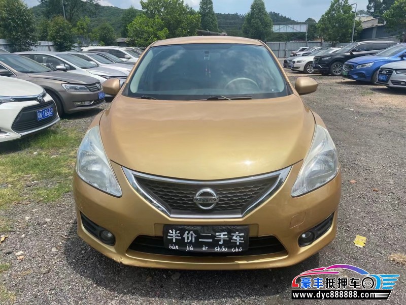 12年日产骐达轿车抵押车出售