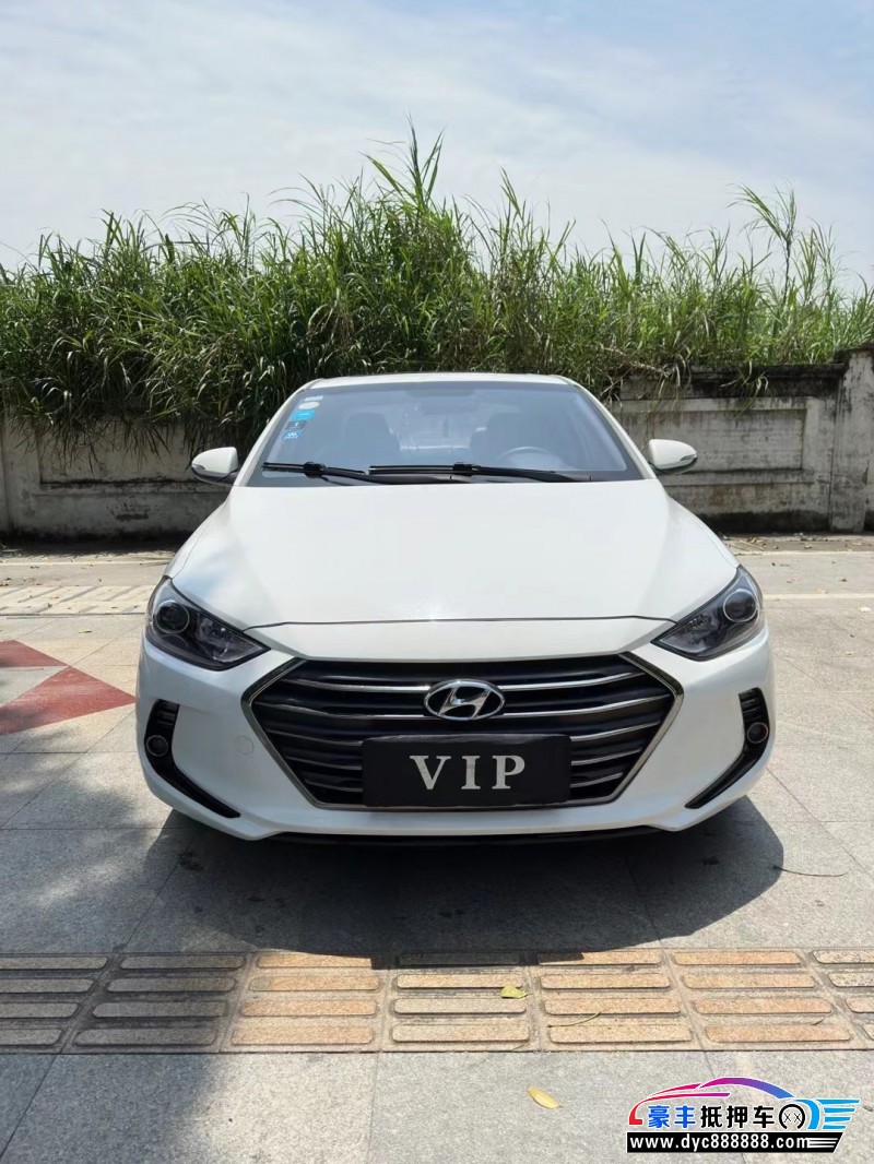 18年现代领动轿车抵押车出售