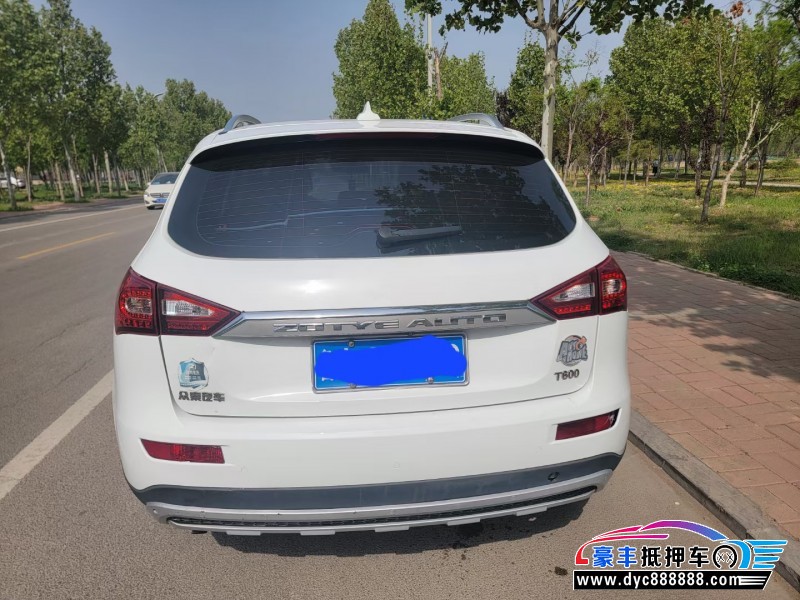 16年众泰T600轿车抵押车出售