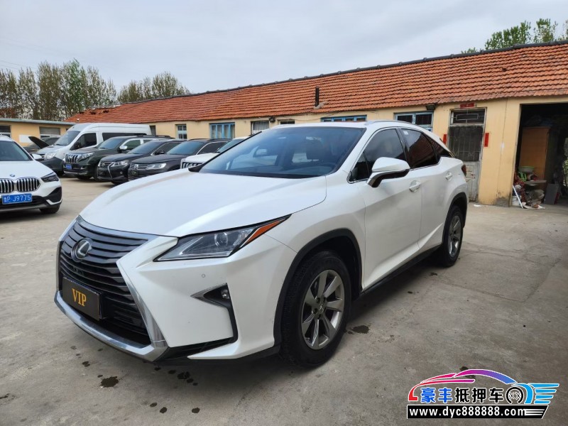 18年雷克萨斯RX轿车抵押车出售