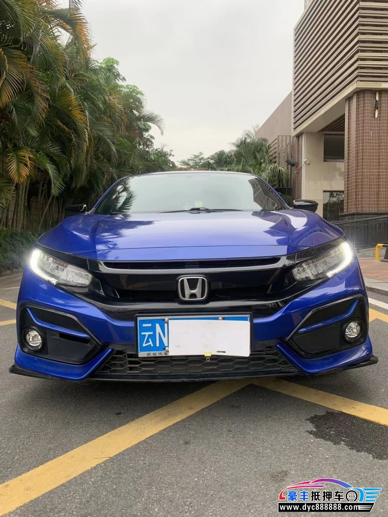 21年本田思域轿车抵押车出售