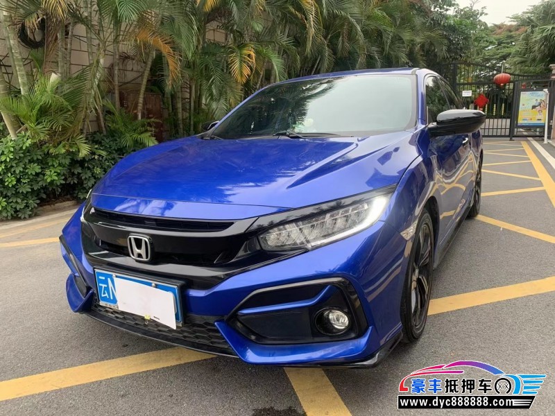 21年本田思域轿车抵押车出售