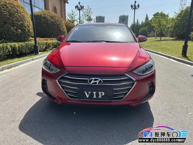 18年现代领动轿车抵押车出售