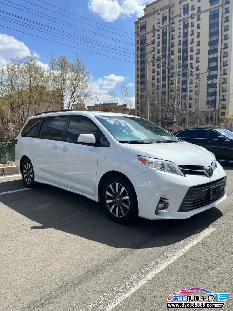 20年丰田塞纳MPV抵押车出售