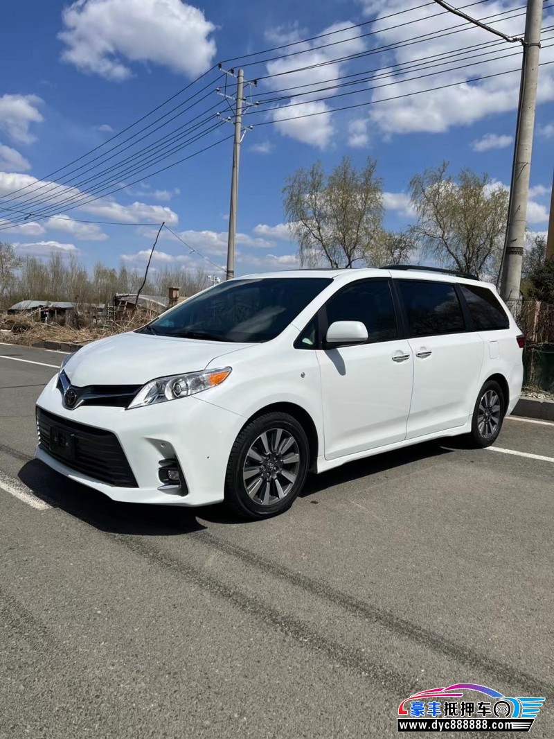 20年丰田塞纳MPV抵押车出售