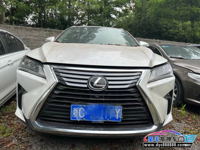 18年雷克萨斯RX轿车抵押车出售