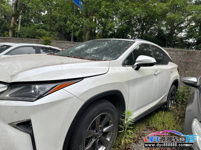 18年雷克萨斯RX轿车抵押车出售