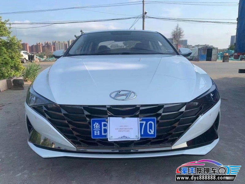 23年现代伊兰特轿车抵押车出售