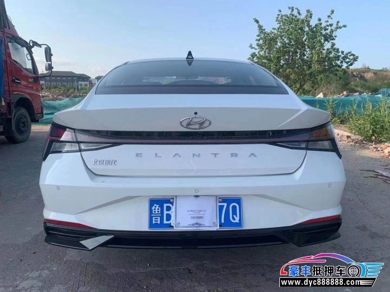 23年现代伊兰特轿车抵押车出售