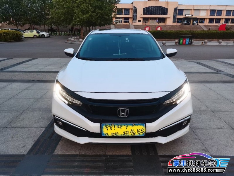 19年本田思域轿车抵押车出售