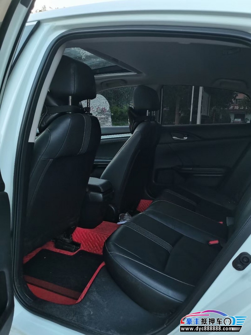 19年本田思域轿车抵押车出售