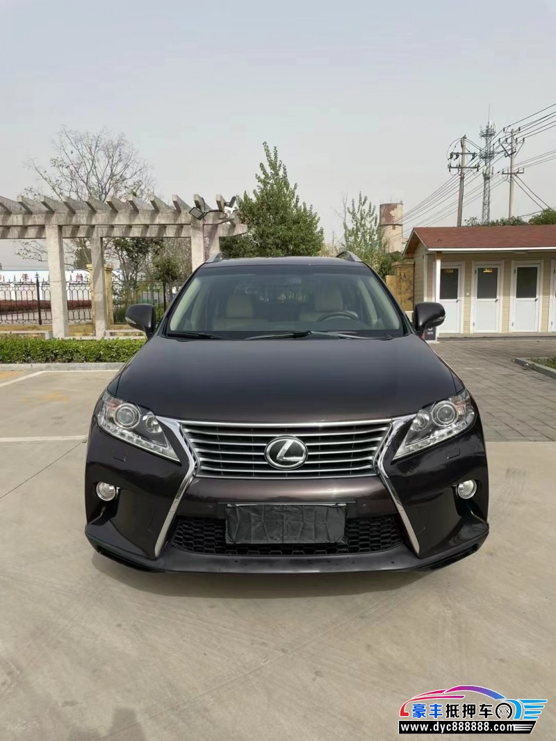 13年雷克萨斯RX轿车抵押车出售