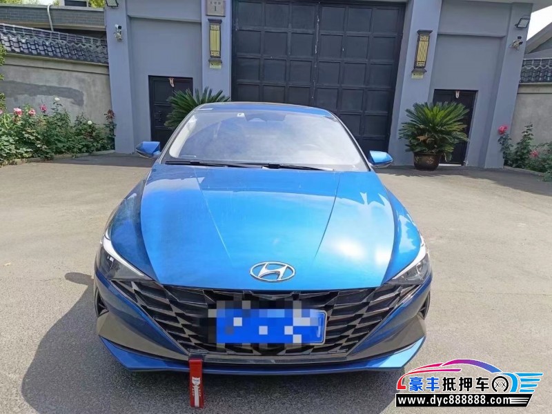 22年现代伊兰特轿车抵押车出售