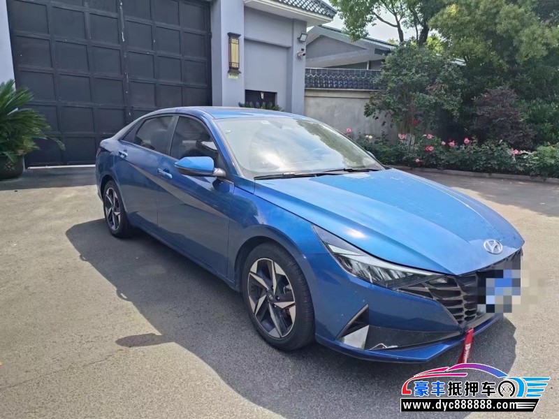 22年现代伊兰特轿车抵押车出售