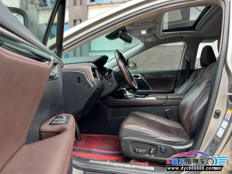 18年雷克萨斯RX轿车抵押车出售