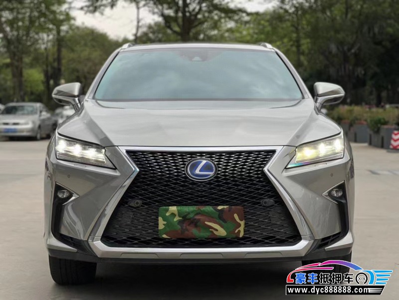 18年雷克萨斯RX轿车抵押车出售