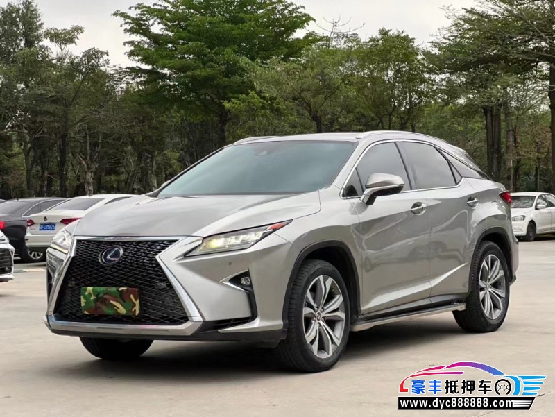 18年雷克萨斯RX轿车抵押车出售